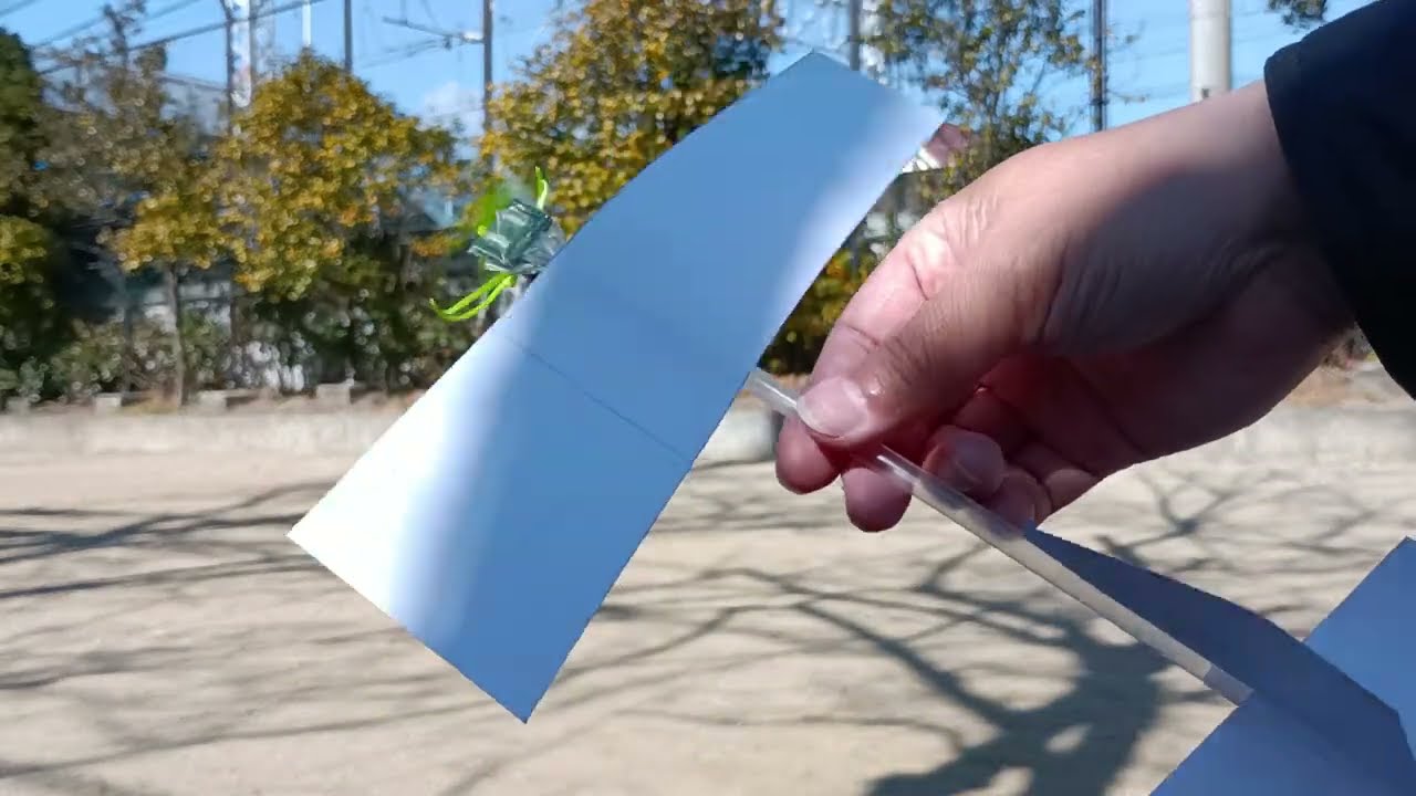 学研「科学のタマゴ」空中モーター飛行機16（飛行実験）Gakken