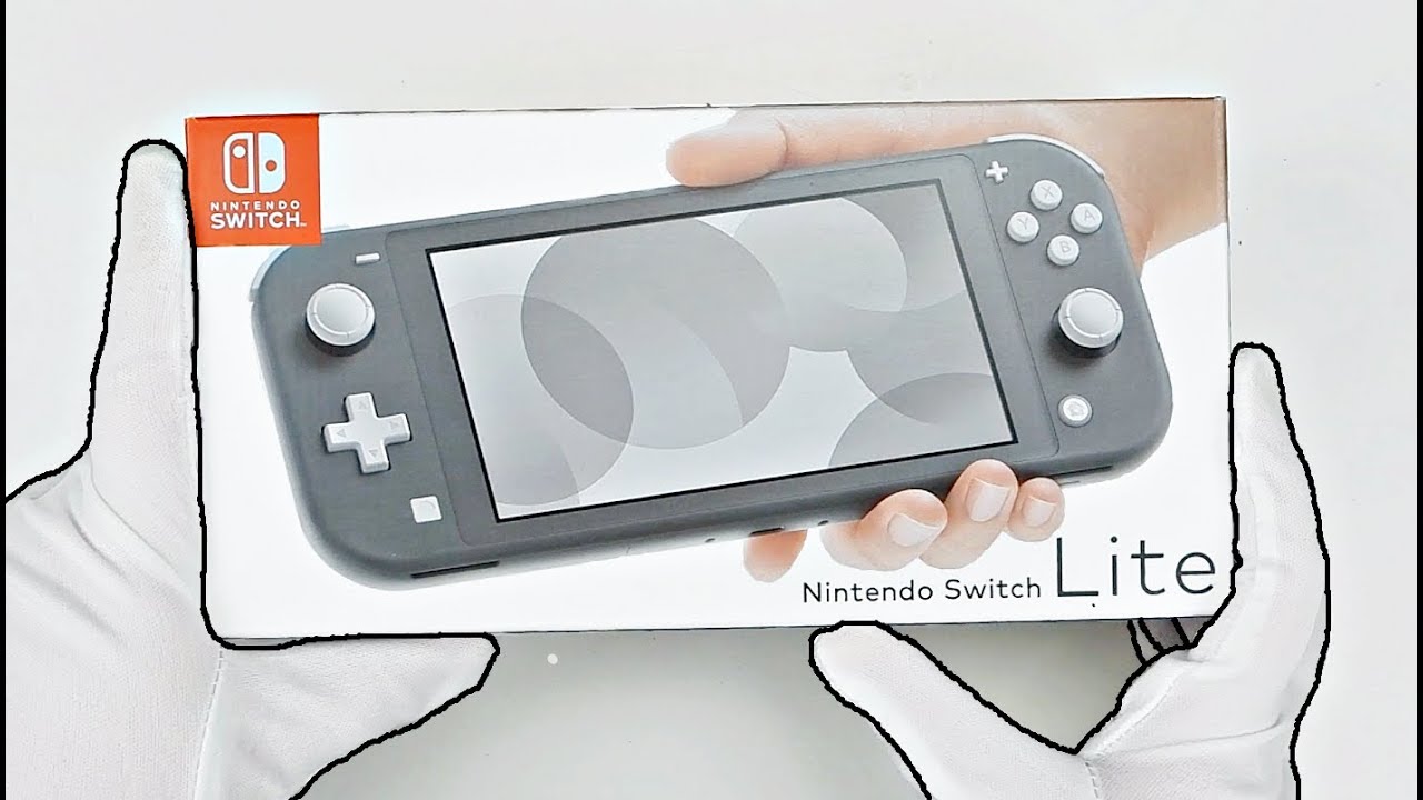 Nintendo Switch LITE (Grey) Unboxing