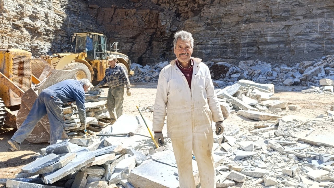 Η ζωή στο νταμάρι στη Νότια Καρυστία και η πέτρα Καρύστου!!!