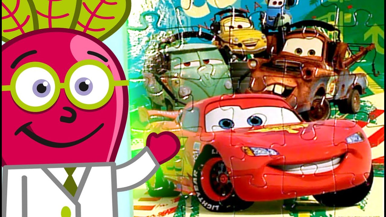 Confusión cigarro libertad PUZZLE CARS RAYO MCQUEEN Rompecabezas 25 piezas Juegos Niños - YouTube