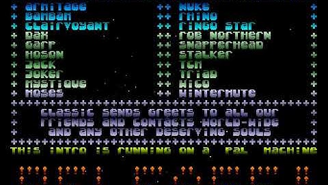 Classic   Crime Time HYPERSPIN AMIGA INTRO CRACKTRO DEMO COMMODORE NOT MINE VIDEOS