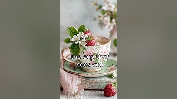 Stop scrolling. This is the moment you breathe. This vintage cup has a message just for you #shorts