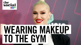 Gwen Stefani wears red lipstick to the gym | The Social