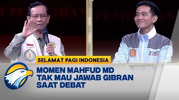 Debat Memanas, Mahfud: Tidak Ada Gunanya Jawab Pertanyaan Gibran!