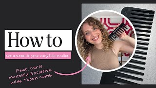 How To Detangle Curly Hair With Minimal Breakage  Curls Monthly Wide Tooth Comb