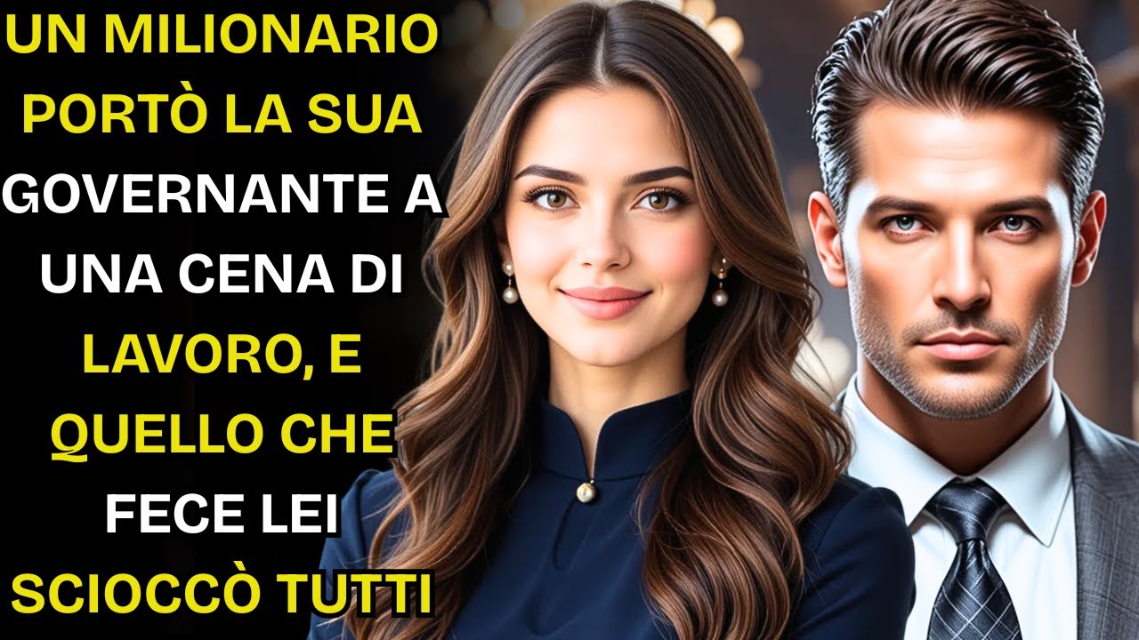 UN MILIONARIO PORTÒ LA SUA GOVERNANTE A UNA CENA DI LAVORO, E QUELLO CHE FECE LEI SCIOCCÒ TUTTI.