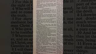 1 Timothy 2,  Verse  5    K.J.V.          #holybible   #thespokenword   #thewrittenword