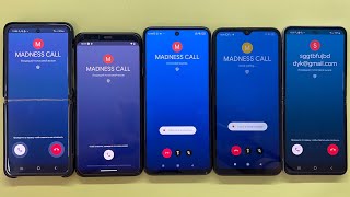 MADNESS Incoming Call Google Duo On The 2 Samsung Galaxy Z Flip / 2 Xiaomi Redmi Note 9S 9C / Pixel