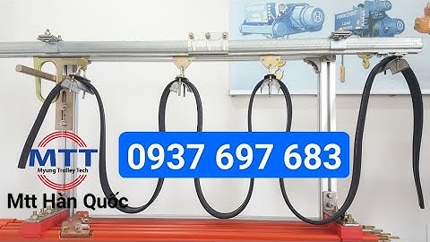 Ray trượt chữ C cầu trục -Ray điện Hàn Quốc -Cáp dẹt cầu trục -Bộ báo quá tải palang -Chổi tiếp điện
