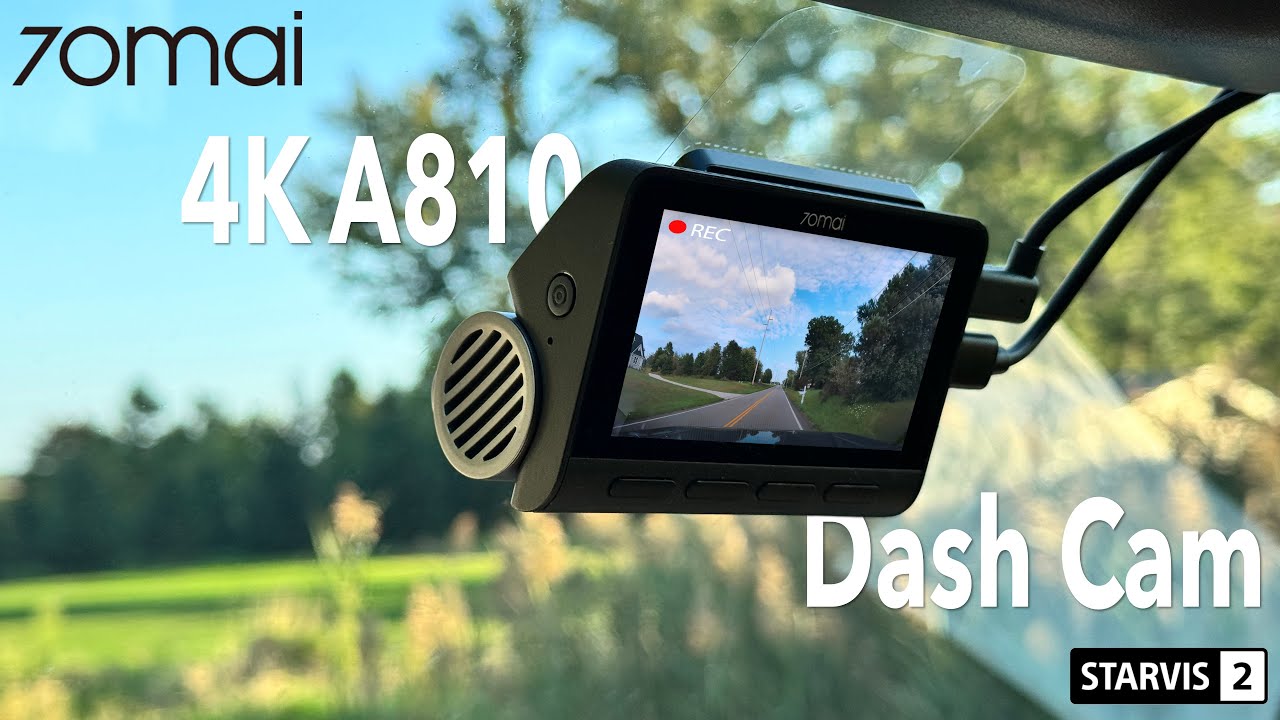 New Launch] 70mai A810 4K Dash Cam Dual Vision Car Recorder with