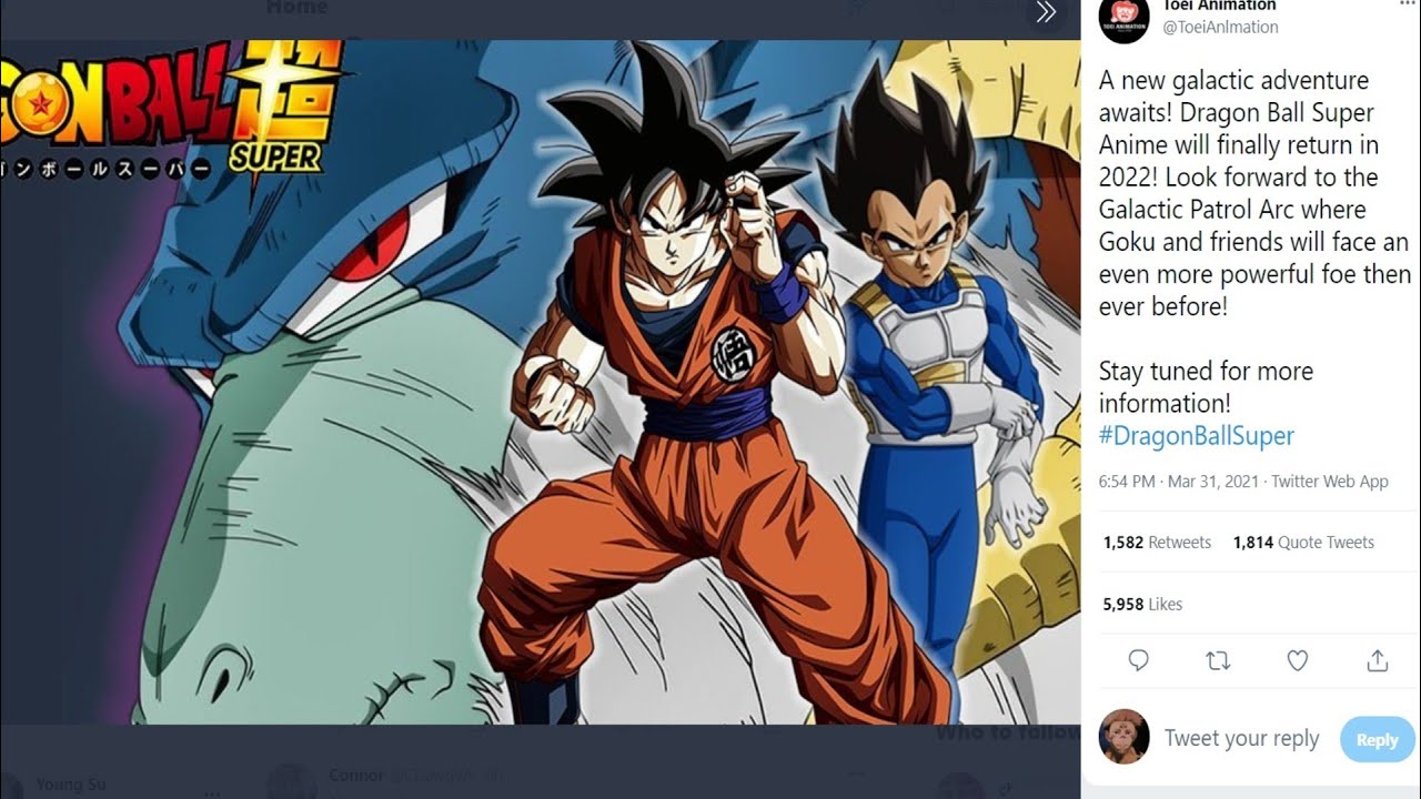 Dragon Ball Super IS RETURNING ON MARCH 2022 YouTube