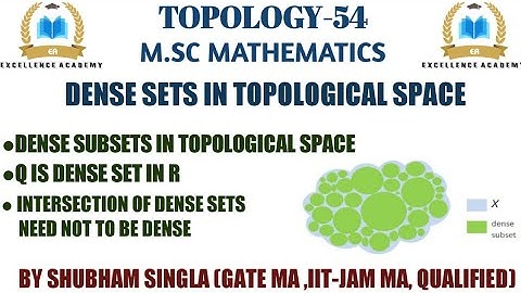 dense sets in topology | examples of dense set in topology | dense subsets| dense sets| -54