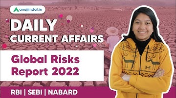 RBI SEBI & NABARD | Daily Current Affairs | Global Risks Report 2022 | 21 Jan - Neha Ma