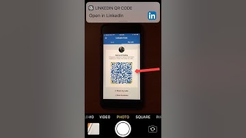 LinkedIn QR code creation trick for Iphone and Droid