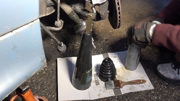 CV boot replacement in place with a cone