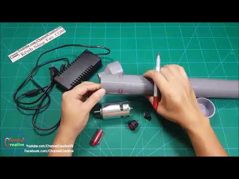 How To Make A Dremel Tool Using 775 Motor And PVC Pipe