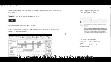 Clash Detection Using Forge Design Automation For Revit