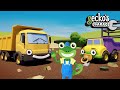 Daisy And Dylan The Dump Trucks | Construction Vehicles For Kids | Gecko's Garage | Trucks For Kids