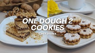 Discover how to make two distinct, delicious cookies from one versatile dough. Perfect for any party