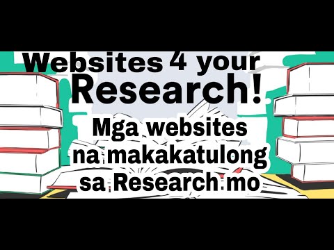 Video: Ano ang pinakamahusay na website para sa pananaliksik?