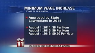 MN Minimum Wage Jumps To $9/Hour Saturday