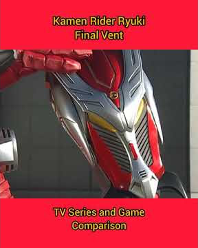 Kamen Rider Ryuki Final Vent Comparison #Shorts