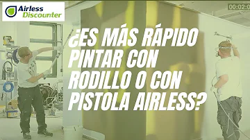 ¿Es mejor pintar el exterior con pistola o con rodillo?