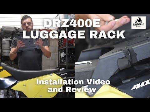 Suzuki DRZ400E Rear Fender Luggage Rack | Installation & Review - YouTube