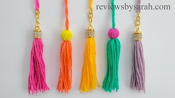 How to Make an Easy Tassel for Beginners - Quick and Simple Beginner Tassels
