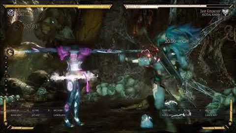 MK11 Frost DF2 spin but leave them standing into combo
