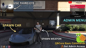 Basic Commands and Settings in QBCore Framework | Admin Access | FiveM | QBCore FiveM Tutorials #2
