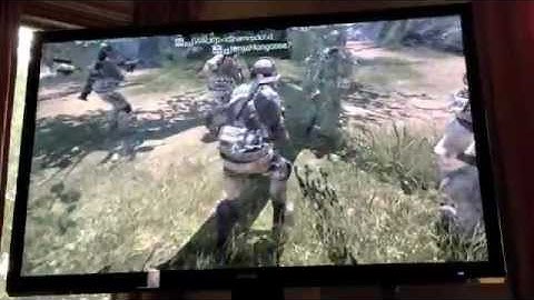 MW3 EPIC Throwing Knife Across The Map - Village (First Blood)