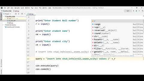 Connecting Python with SQLite3 DataBase Part-2 (Insert Query)