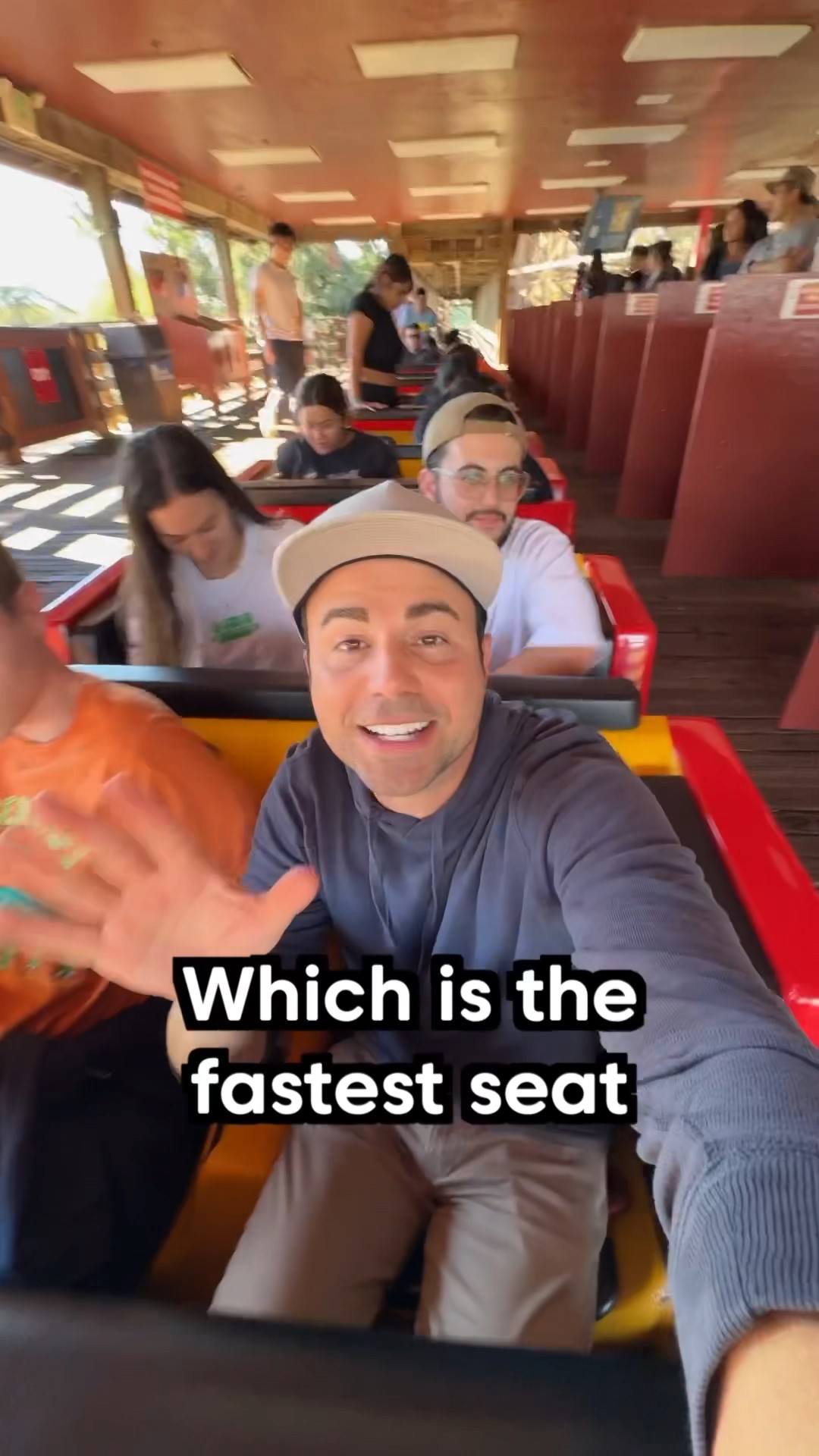 Which seat is faster the FRONT or BACK?
