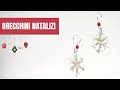 Orecchini natalizi da donna con perline renna fiocco di neve albero di Natale orecchini pendenti Babbo Natale festivo per ragazze orecchini di perle carini, Misura unica, Zinco