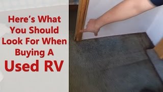 What To Look For When Buying A Used RV