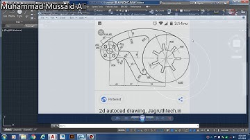 Autocad 2017    Array command application part # 2 , in Urdu , Mussaid Ali