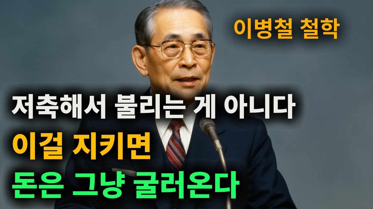 【이병철 어록】 욕망을 진짜 현금으로 바꾸는 인생 습관 5가지 (반드시 써먹으세요)ㅣ여름 전 ‘이거부터’ 버리세요 │ 인생철학 │ 성공지혜