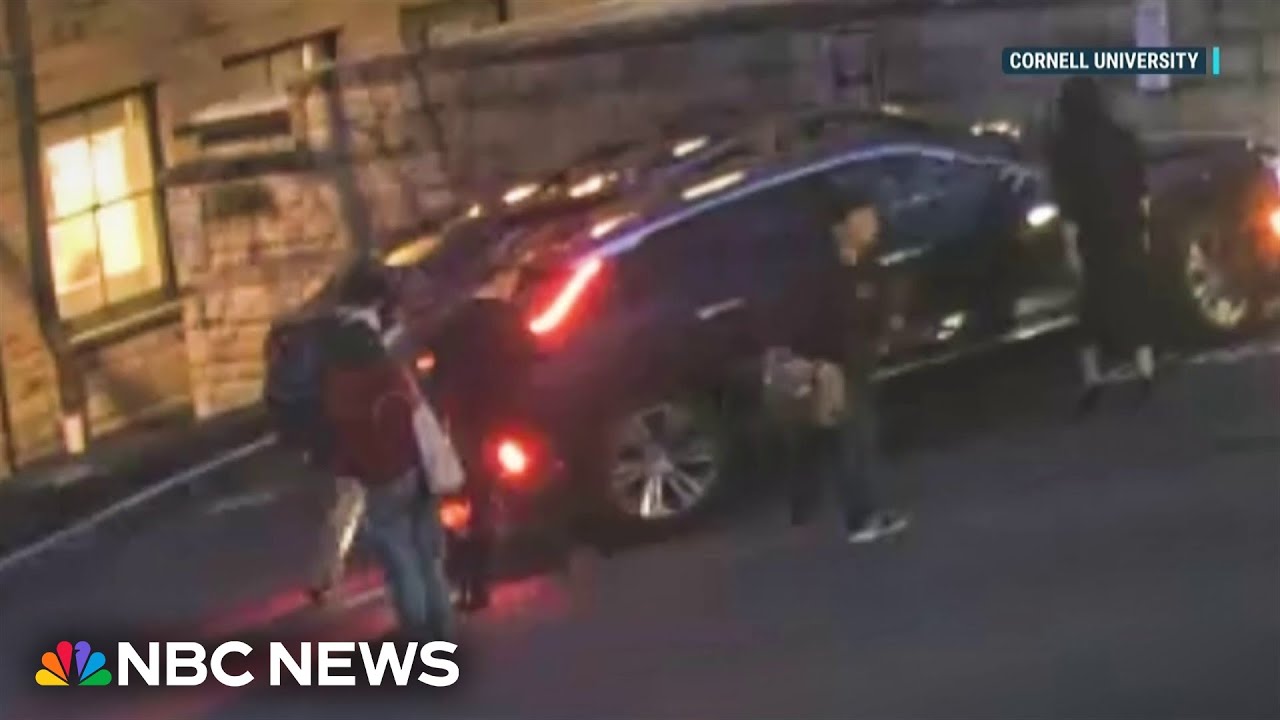 Cornell University president accused of backing into student in parking lot confrontation