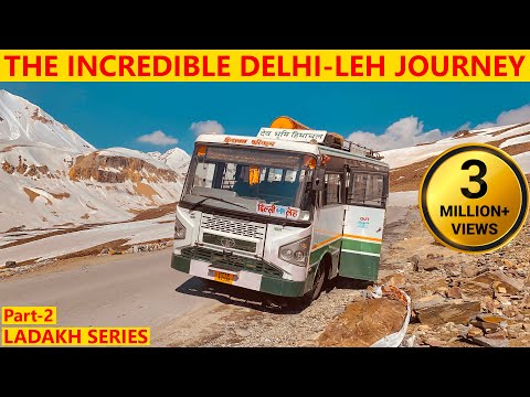 Ladakh series | Part-2 The incredible Delhi to Leh HRTC bus journey | दिल्ली से लेह बस सेवा