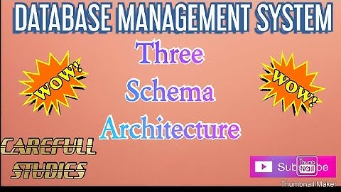 THREE SCHEMA ARCHITECTURE & DATA INDEPENDENCE||#DBMS#Btechstudies#Oracle