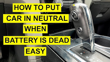 How To Put Your Car In Neutral With Dead Battery, Without Key, Without Starting