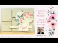 Textured Notes Bundle Card Idea 1 Casing the Online Catalog Stampin' Up!