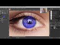 Cambiar color de ojos con GIMP