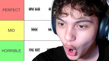 THE PERFECT I AM MUSIC TIERLIST