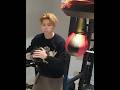 Ni-ki pouting before punching the machine: #enhypen #ni_ki #riki #nishimurariki #enhypenmembers