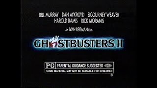 Ghostbusters II (1989) 30sec TV Spot (Aired on KTTV TV-11 in June of 89)