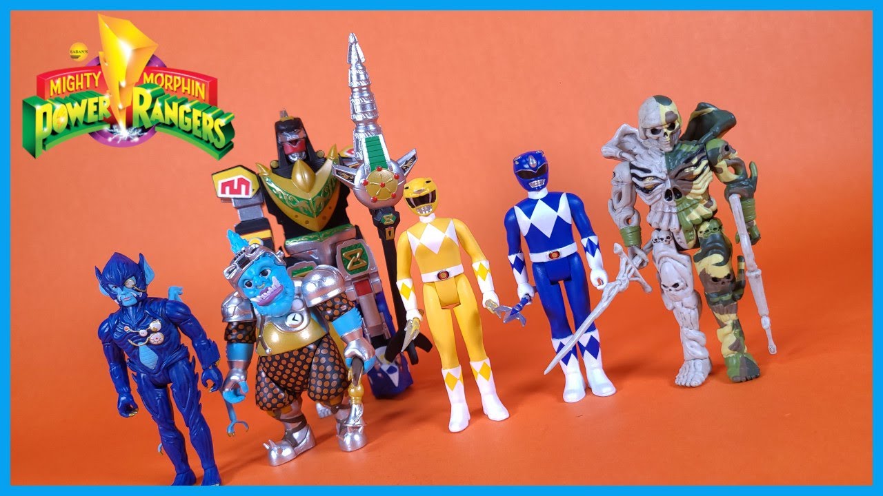 Super7 ReAction MIGHTY MORPHIN POWER RANGERS Wave 3 - Billy Trini Rito Squatt - Action Figure Review