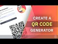 Create a simple javascript app to generate qr codes