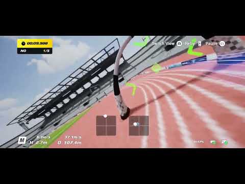 DJI Virtual Flight - Time Trials - Soccer Field - Track 1 (5-Star Run)